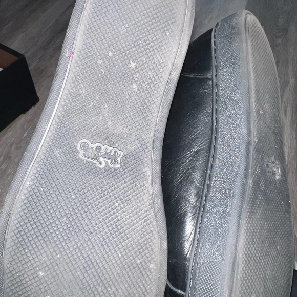 Coach Black Leather Sneakers c126 Low Top Size 11D - Picture 5 of 10